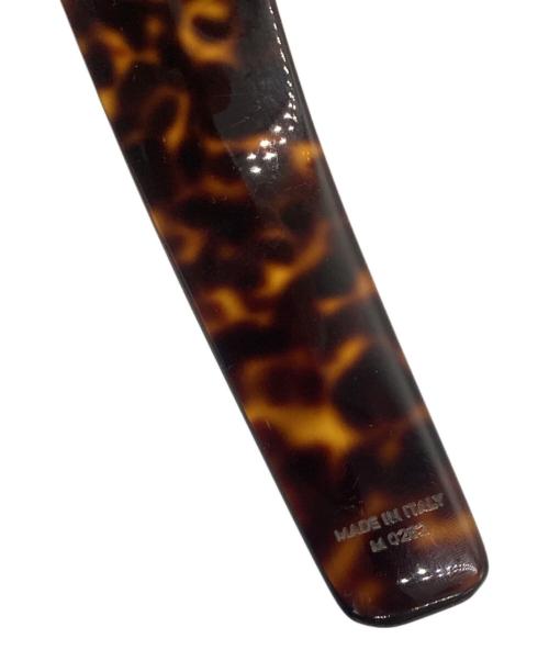 CELINE（セリーヌ）CELINE (セリーヌ) アセテートロゴカチューシャ ブラウン サイズ:実寸サイズをご参照ください。の古着・服飾アイテム