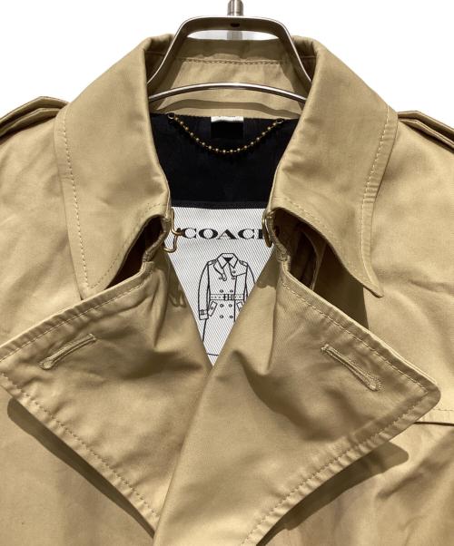 COACH（コーチ）COACH (コーチ) トレンチコート ベージュ サイズ:Sの古着・服飾アイテム