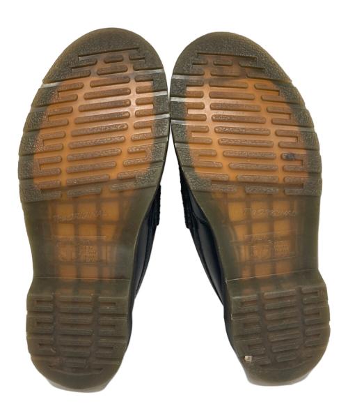 Dr.Martens（ドクターマーチン）Dr.Martens (ドクターマーチン) 花柄ローファー ブラック サイズ:UK6の古着・服飾アイテム