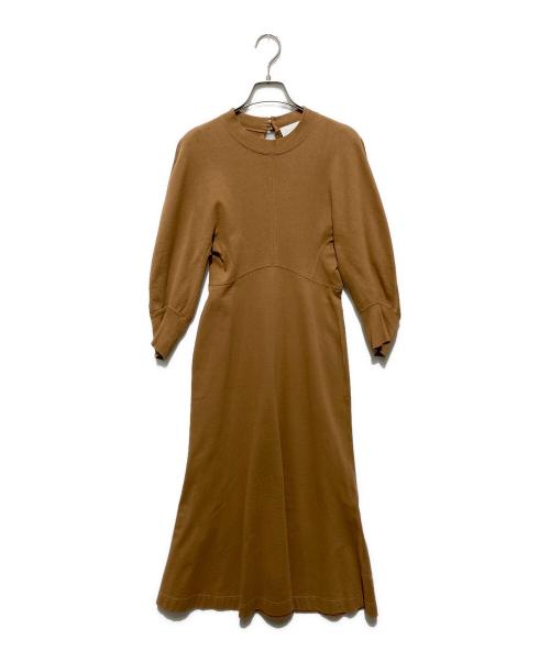 Mame Kurogouchi（マメクロゴウチ）Mame Kurogouchi (マメクロゴウチ) Classic Cotton Dress クラシックコットンドレスワンピース ブラウン サイズ:1の古着・服飾アイテム