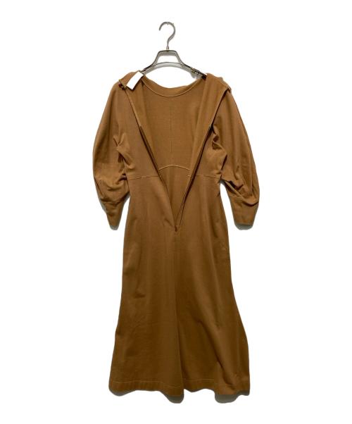 Mame Kurogouchi（マメクロゴウチ）Mame Kurogouchi (マメクロゴウチ) Classic Cotton Dress クラシックコットンドレスワンピース ブラウン サイズ:1の古着・服飾アイテム