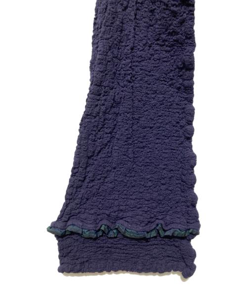 me ISSEY MIYAKE（ミーイッセイ ミヤケ）me ISSEY MIYAKE (ミーイッセイ ミヤケ) スタンドカラーカリフラワージャケット ネイビー サイズ:FREEの古着・服飾アイテム