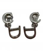 Christian Diorクリスチャン ディオール）の古着「CDイヤリング」｜シルバー