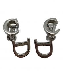 Christian Dior（クリスチャン ディオール）の古着「CDイヤリング」｜シルバー