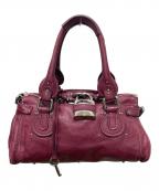 Chloeクロエ）の古着「パディントン ワンショルダーバッグ」｜パープル