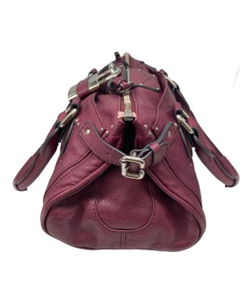 Chloe（クロエ）Chloe (クロエ) パディントン ワンショルダーバッグ パープルの古着・服飾アイテム
