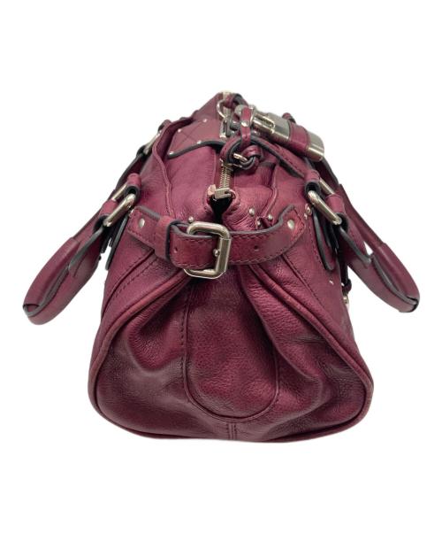 Chloe（クロエ）Chloe (クロエ) パディントン ワンショルダーバッグ パープルの古着・服飾アイテム