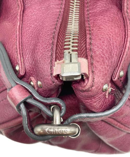 Chloe（クロエ）Chloe (クロエ) パディントン ワンショルダーバッグ パープルの古着・服飾アイテム