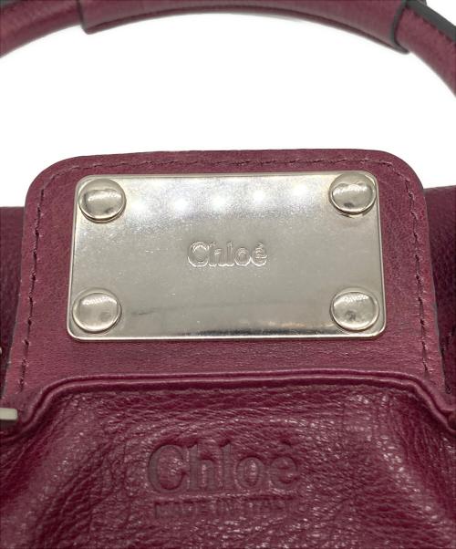 Chloe（クロエ）Chloe (クロエ) パディントン ワンショルダーバッグ パープルの古着・服飾アイテム