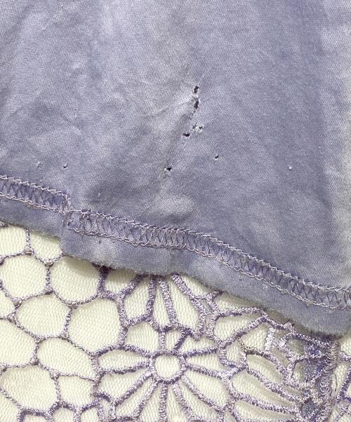 TADASHI SHOJI（タダシ ショージ）TADASHI SHOJI (タダシ ショージ) ノースリーブレースワンピース TADASHI SHOJI タダシ ショージ パープル サイズ:4の古着・服飾アイテム