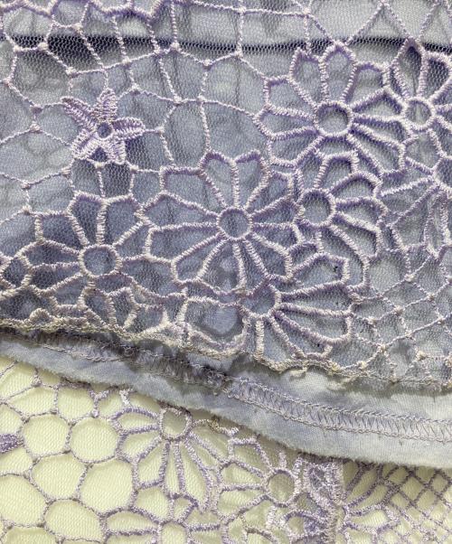 TADASHI SHOJI（タダシ ショージ）TADASHI SHOJI (タダシ ショージ) ノースリーブレースワンピース TADASHI SHOJI タダシ ショージ パープル サイズ:4の古着・服飾アイテム