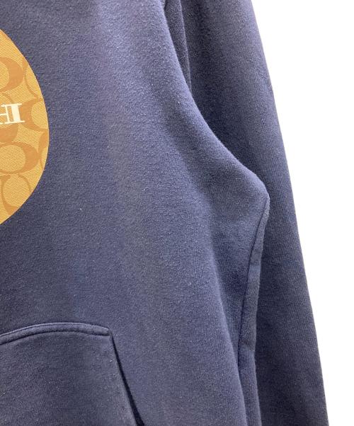 COACH（コーチ）COACH (コーチ) プルオーバーパーカー ネイビー サイズ:175の古着・服飾アイテム