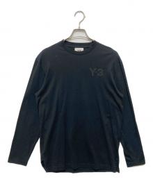 Y-3（ワイスリー）の古着「CLASSIC CHEST LOGO LS TEE」｜ブラック