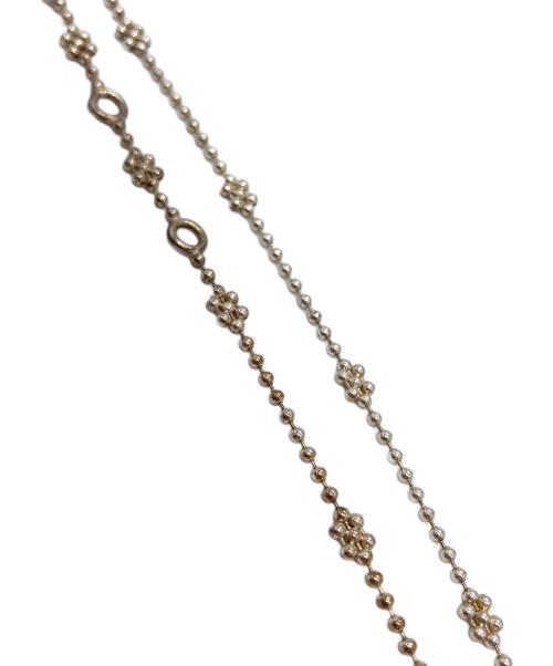 GUCCI（グッチ）GUCCI (グッチ) フラワーモチーフチェーンネックレスの古着・服飾アイテム