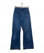coastal industriesコースタルインダストリーズ）の古着「80sフレアデニムパンツ」｜インディゴ
