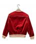CELINE (セリーヌ) SATIN VERSITY TEDDY JACKET/ サテンバ―シティテディジャケット レッド サイズ:36：75000円