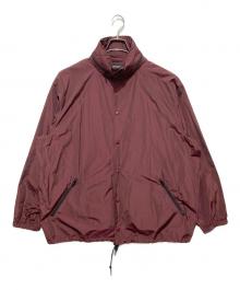 BALENCIAGA（バレンシアガ）の古着「19AWバックロゴプリントナイロンブルゾン/ マウンテンパーカー」｜ボルドー