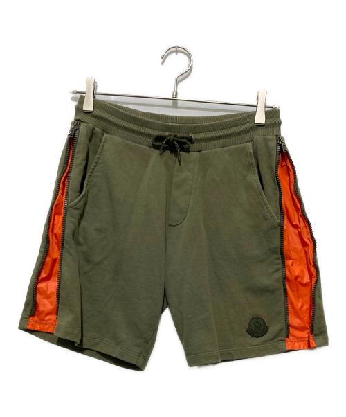 MONCLER（モンクレール）MONCLER (モンクレール) スウェットハーフパンツ グリーン サイズ:152の古着・服飾アイテム