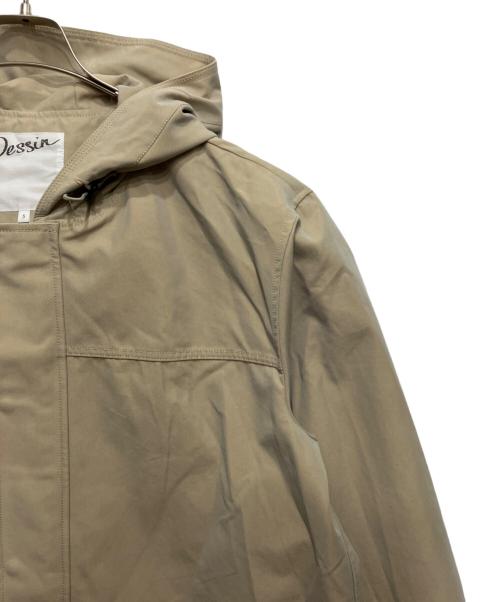 Dessin（デッサン）Dessin (デッサン) フーデッドジャケット ベージュ サイズ:5 未使用品の古着・服飾アイテム