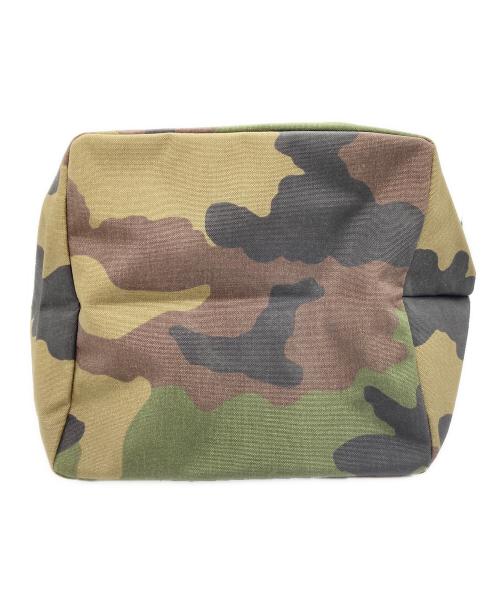 Herve Chapelier（エルベシャプリエ）Herve Chapelier (エルベシャプリエ) ナイロン舟型トートM迷彩 カーキの古着・服飾アイテム