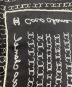 中古・古着 CHANEL (シャネル) ココマークロゴシルクスカーフ ブラック サイズ:実寸サイズをご参照ください。：30000円