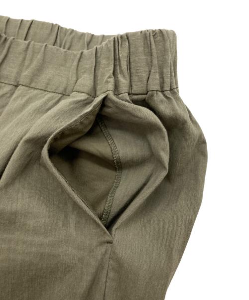 journal standard L'essage（ジャーナルスタンダード レサージュ）journal standard L'essage (ジャーナルスタンダード レサージュ) 綿麻イージーフレアパンツ カーキ サイズ:38の古着・服飾アイテム