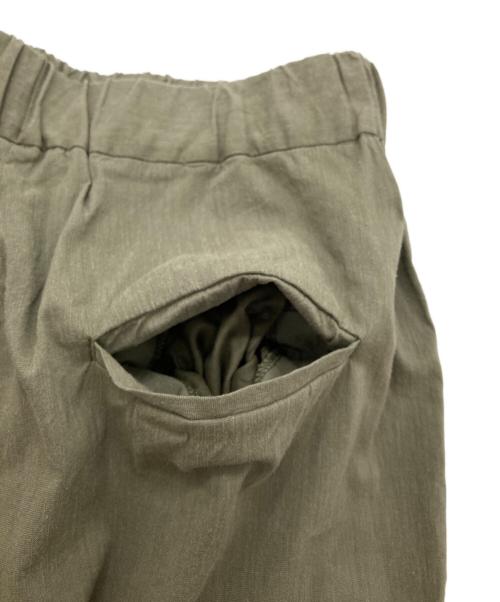 journal standard L'essage（ジャーナルスタンダード レサージュ）journal standard L'essage (ジャーナルスタンダード レサージュ) 綿麻イージーフレアパンツ カーキ サイズ:38の古着・服飾アイテム