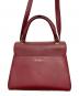 中古・古着 MaxMara (マックスマーラ) 2WAYハンドバッグ ショルダーバッグ ボルドー：15000円