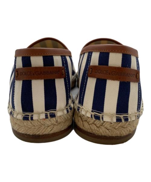 DOLCE & GABBANA（ドルチェ＆ガッバーナ）DOLCE & GABBANA (ドルチェ＆ガッバーナ) エスパドリーユ ホワイト サイズ:40の古着・服飾アイテム