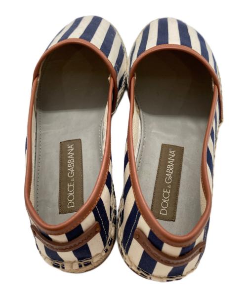 DOLCE & GABBANA（ドルチェ＆ガッバーナ）DOLCE & GABBANA (ドルチェ＆ガッバーナ) エスパドリーユ ホワイト サイズ:40の古着・服飾アイテム