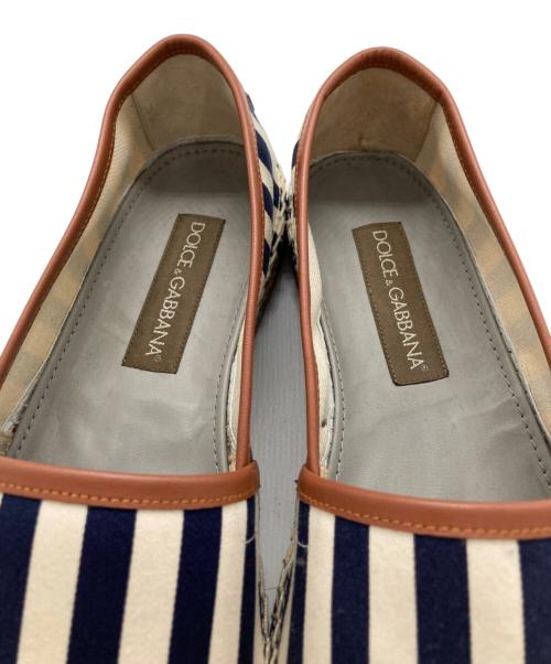 DOLCE & GABBANA（ドルチェ＆ガッバーナ）DOLCE & GABBANA (ドルチェ＆ガッバーナ) エスパドリーユ ホワイト サイズ:40の古着・服飾アイテム