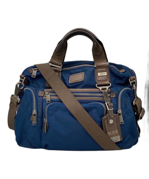 TUMI（トゥミ）TUMI (トゥミ) Alpha BRAVO Brooks Slim Brief / アルファ ブラボ ブルックス スリム ブリーフ ブルー×ブラウンの古着・服飾アイテム