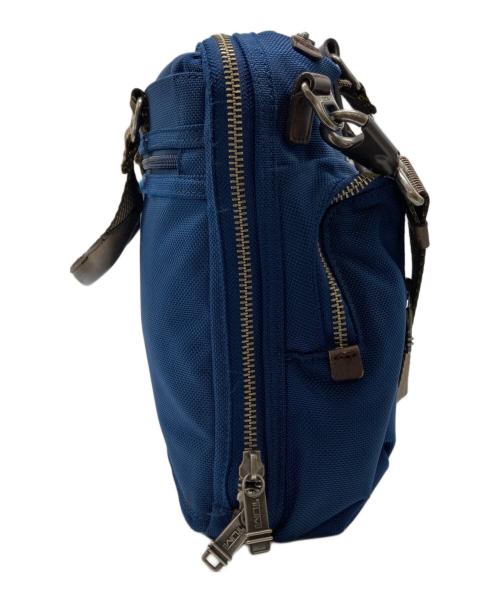 TUMI（トゥミ）TUMI (トゥミ) Alpha BRAVO Brooks Slim Brief / アルファ ブラボ ブルックス スリム ブリーフ ブルー×ブラウンの古着・服飾アイテム