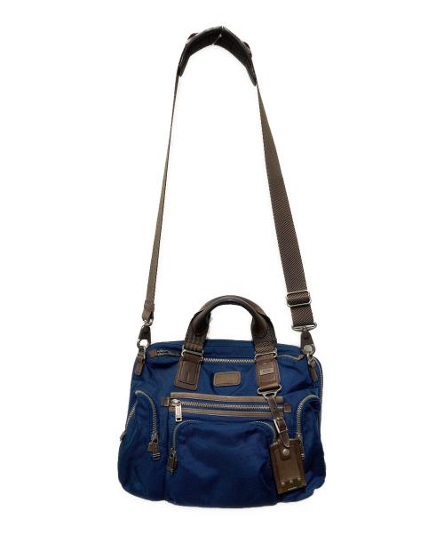 TUMI（トゥミ）TUMI (トゥミ) Alpha BRAVO Brooks Slim Brief / アルファ ブラボ ブルックス スリム ブリーフ ブルー×ブラウンの古着・服飾アイテム