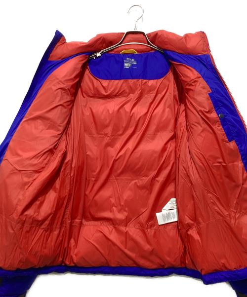 POLO RALPH LAUREN（ポロ・ラルフローレン）POLO RALPH LAUREN (ポロ・ラルフローレン) ダウンジャケット ネイビー×ブルー サイズ:Mの古着・服飾アイテム