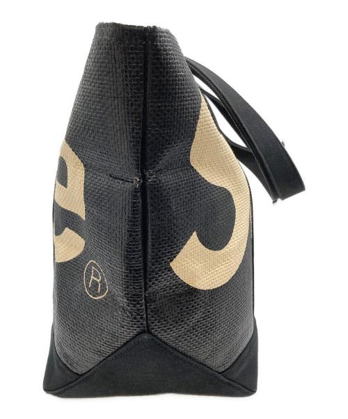 SUPREME（シュプリーム）SUPREME (シュプリーム) 20SS Raffia Tote Bag / ラフィアトートバッグ ブラック サイズ:実寸サイズをご参照ください。の古着・服飾アイテム