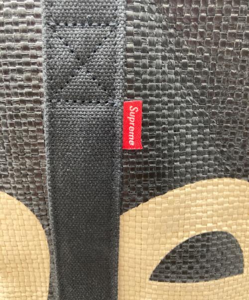 SUPREME（シュプリーム）SUPREME (シュプリーム) 20SS Raffia Tote Bag / ラフィアトートバッグ ブラック サイズ:実寸サイズをご参照ください。の古着・服飾アイテム