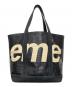 SUPREME (シュプリーム) 20SS Raffia Tote Bag / ラフィアトートバッグ ブラック サイズ:実寸サイズをご参照ください。：15000円
