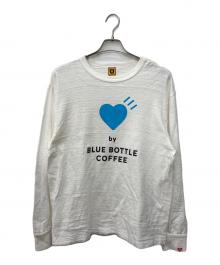 HUMAN MADE×BLUE BOTTLE（ヒューマンメイド×ブルーボトル）の古着「ロングスリーブカットソー」｜ホワイト