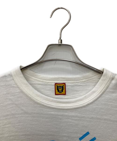 HUMAN MADE（ヒューマンメイド）HUMAN MADE (ヒューマンメイド) BLUE BOTTLE (ブルーボトル) ロングスリーブカットソー ホワイト サイズ:XLの古着・服飾アイテム