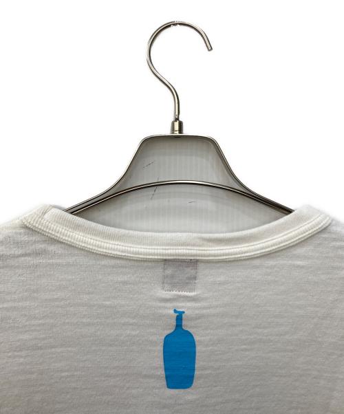 HUMAN MADE（ヒューマンメイド）HUMAN MADE (ヒューマンメイド) BLUE BOTTLE (ブルーボトル) ロングスリーブカットソー ホワイト サイズ:XLの古着・服飾アイテム