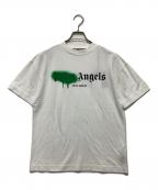 Palm Angelsパーム エンジェルス）の古着「MILANO SPRAYED LOGO TEE ミラノスプレーロゴTシャツ」｜ホワイト
