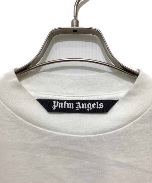 Palm Angels（パーム エンジェルス）Palm Angels (パーム エンジェルス) MILANO SPRAYED LOGO TEE ミラノスプレーロゴTシャツ ホワイト サイズ:Sの古着・服飾アイテム