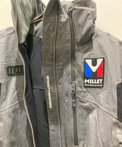 MILLET（ミレー）MILLET (ミレー) WHITE MOUNTAINEERING (ホワイトマウンテ二アニング) Mountain Parka マウンテンパーカ ジャケット グレー サイズ:Mの古着・服飾アイテム
