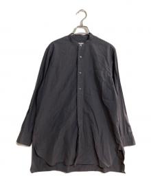 COMOLI（コモリ）の古着「17SS バンドカラーシャツ」｜グレー