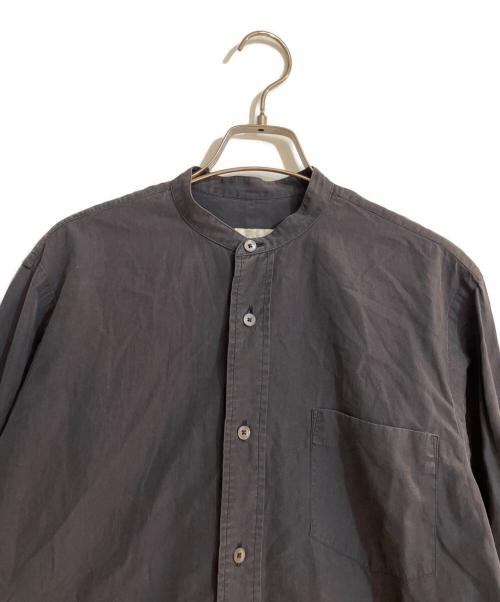 COMOLI（コモリ）COMOLI (コモリ) 17SS バンドカラーシャツ グレー サイズ:Sの古着・服飾アイテム