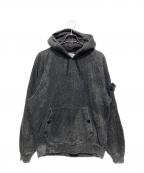 STONE ISLAND×SUPREMEストーンアイランド×シュプリーム）の古着「23AWHooded Sweatshirt」｜グレー