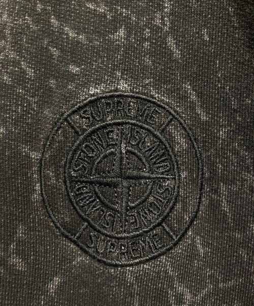 STONE ISLAND（ストーンアイランド）STONE ISLAND (ストーンアイランド) SUPREME (シュプリーム) 23AWHooded Sweatshirt グレー サイズ:Lの古着・服飾アイテム