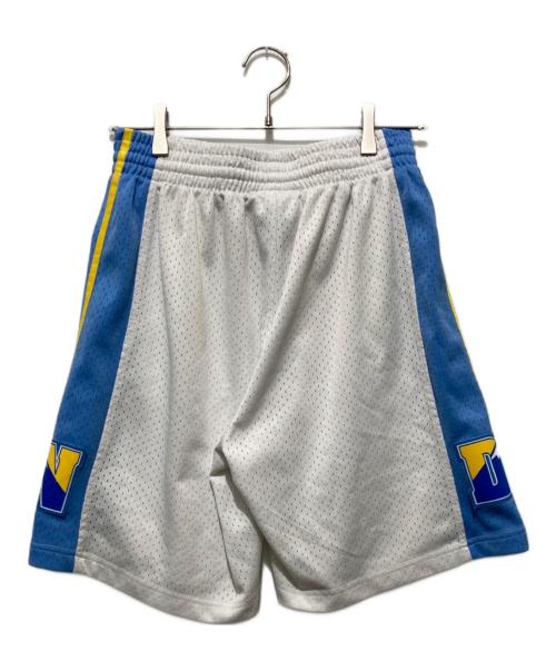 MITCHELL & NESS（ミッチェルアンドネス）MITCHELL & NESS (ミッチェルアンドネス) NBA (エヌビーエー) ハーフパンツ ホワイト×ブルー サイズ:Mの古着・服飾アイテム