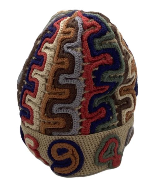 SUPREME（シュプリーム）SUPREME (シュプリーム) 24AW Yarn Applique Beanie ベージュ サイズ:FREEの古着・服飾アイテム